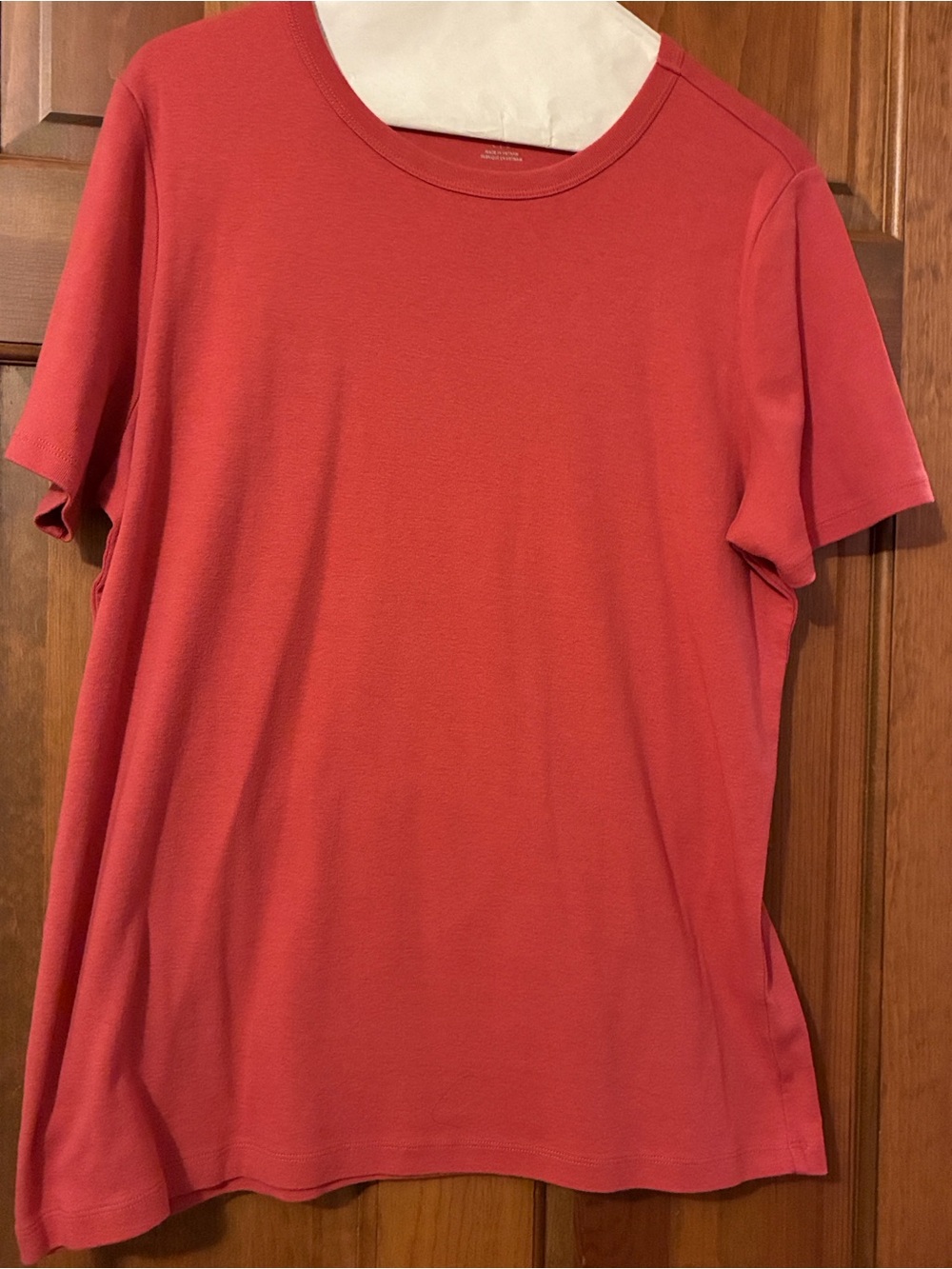 Pendleton Coral or Dusty Rose Short-Sleeve Crewneck Tee